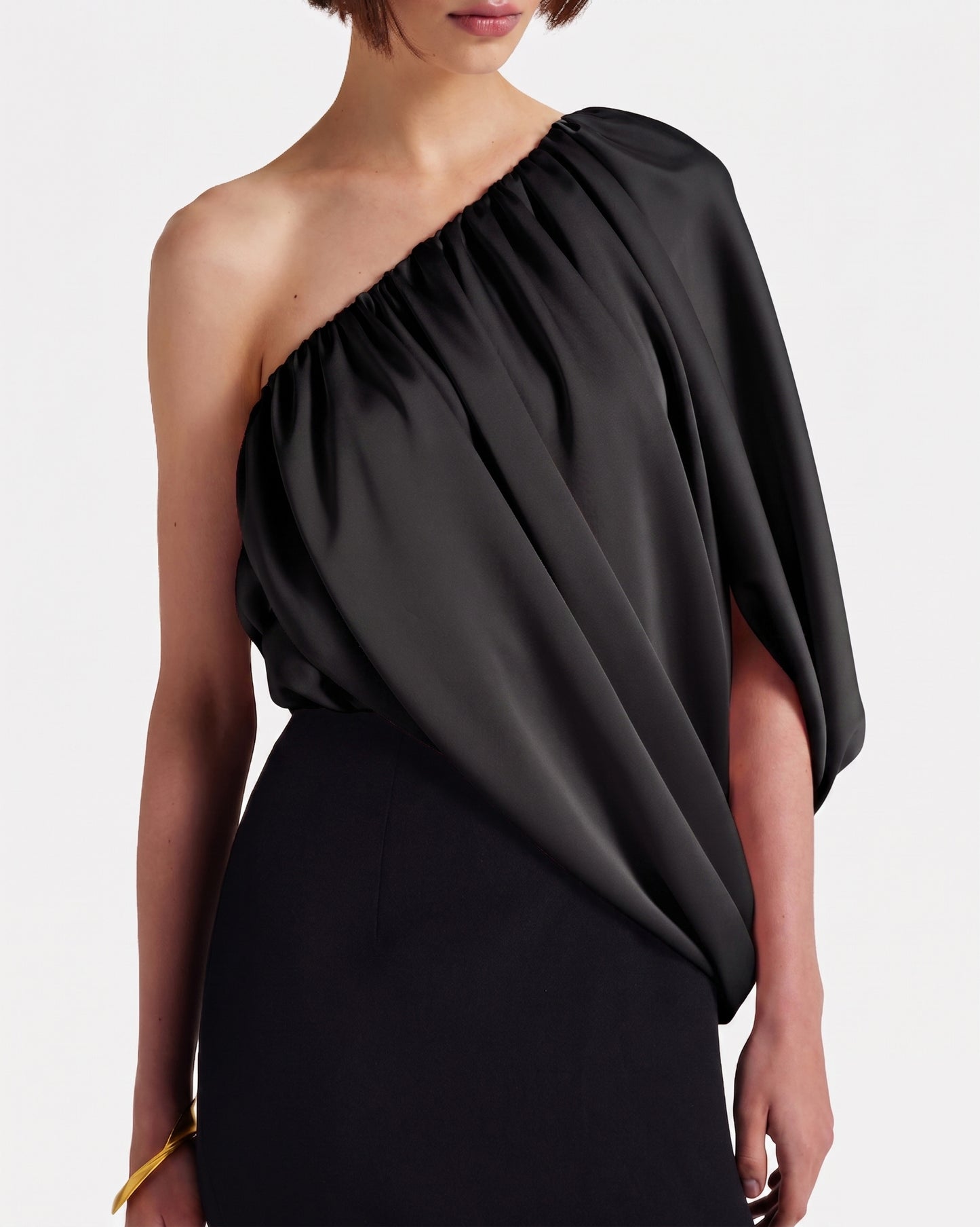Ines Dress Long in Black