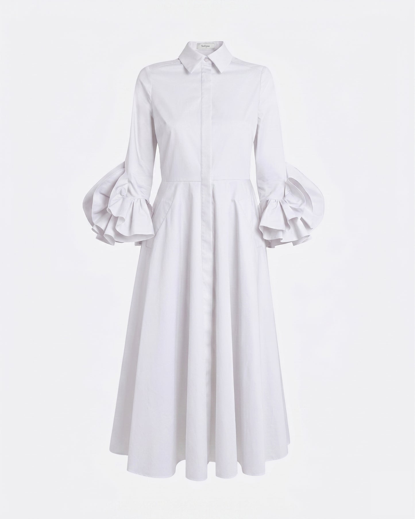 Belisse Midi Dress in Ivory