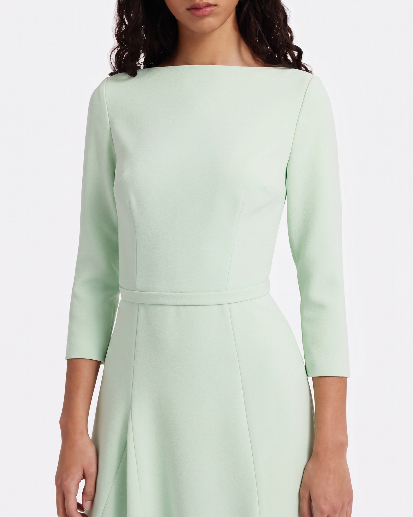 Emilia Long Dress in Sea Glass