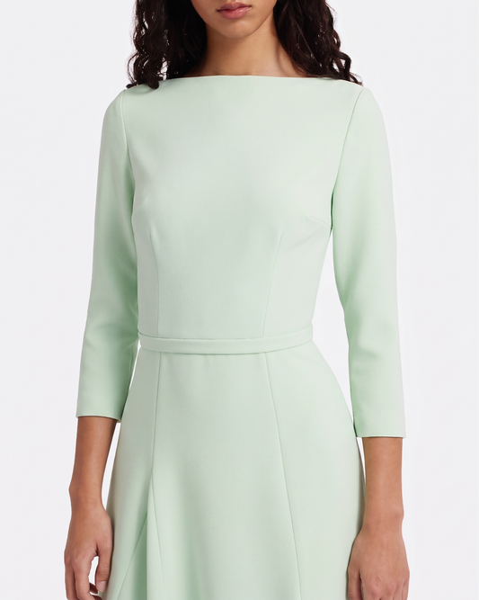 Emilia Long Dress in Sea Glass