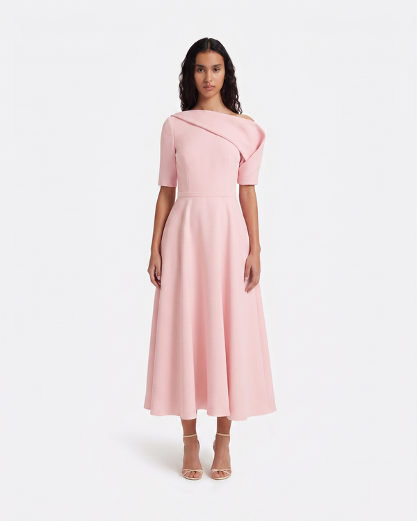 ascot midi dress The second part in our Royal Ascot trend series: White & Ivory , Look One: , Maria Organza Bow Midi Dress White with Golden Straw Boater by @awongolding , Look Two: , Annabel Bow Midi Dress Tweed