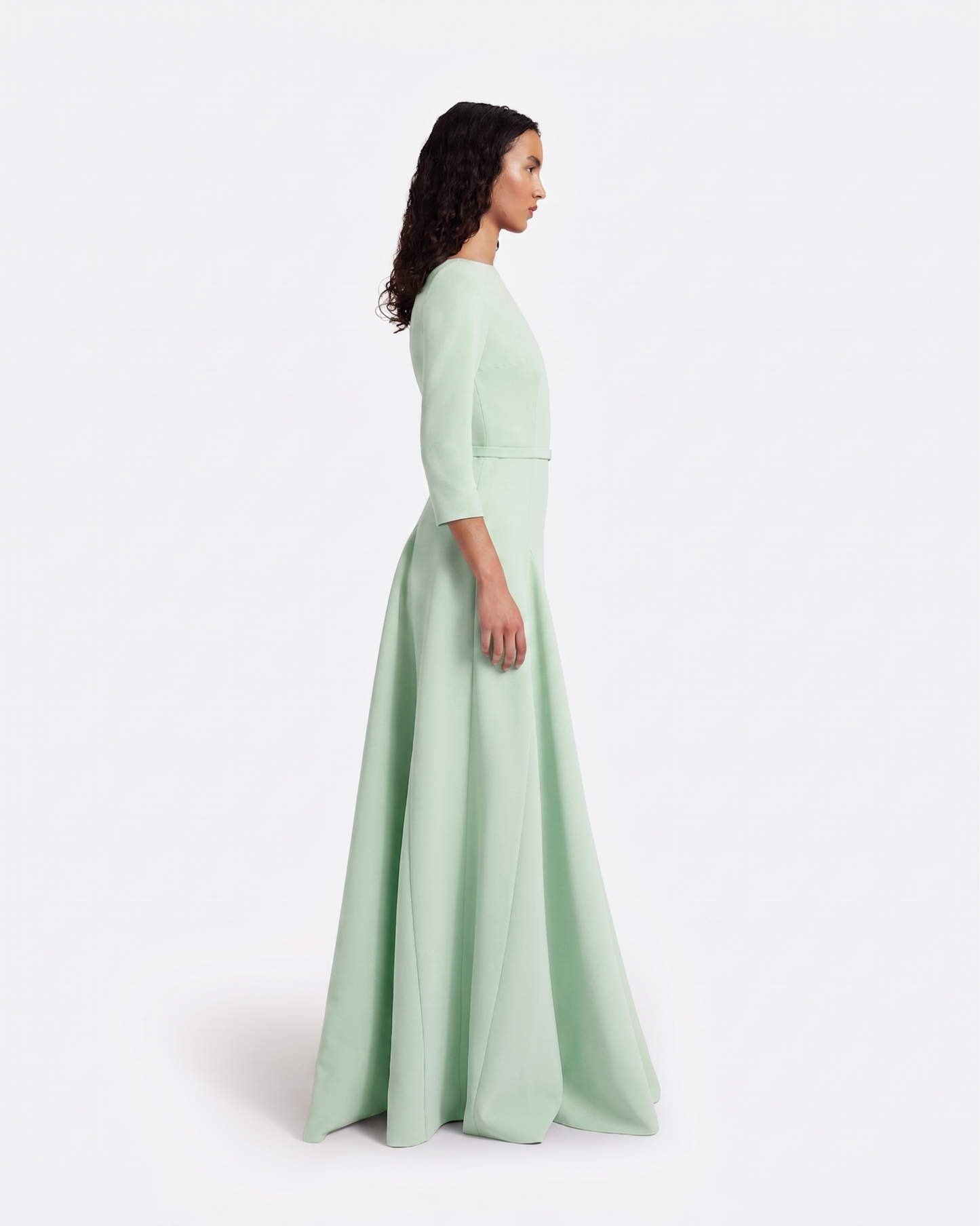 sea glass green dress Sea Glass Bridesmaid Dress Matte Satin Size 3X