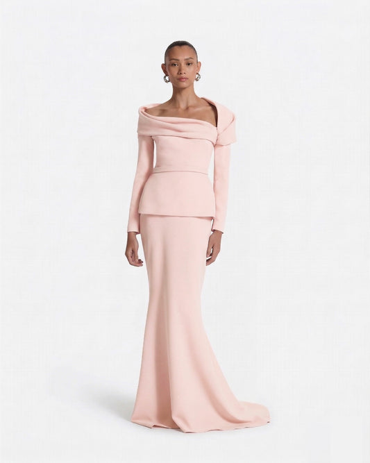 Andra Pale Pink Long Dress