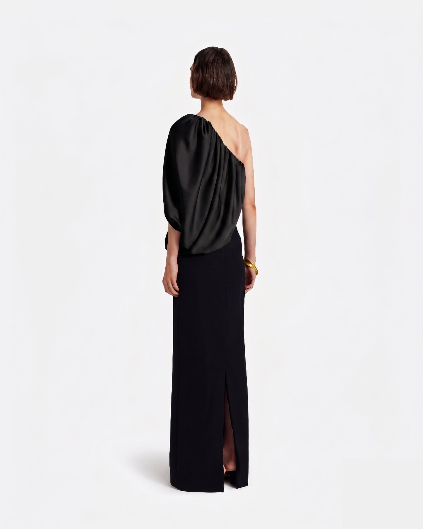 Ines Dress Long in Black