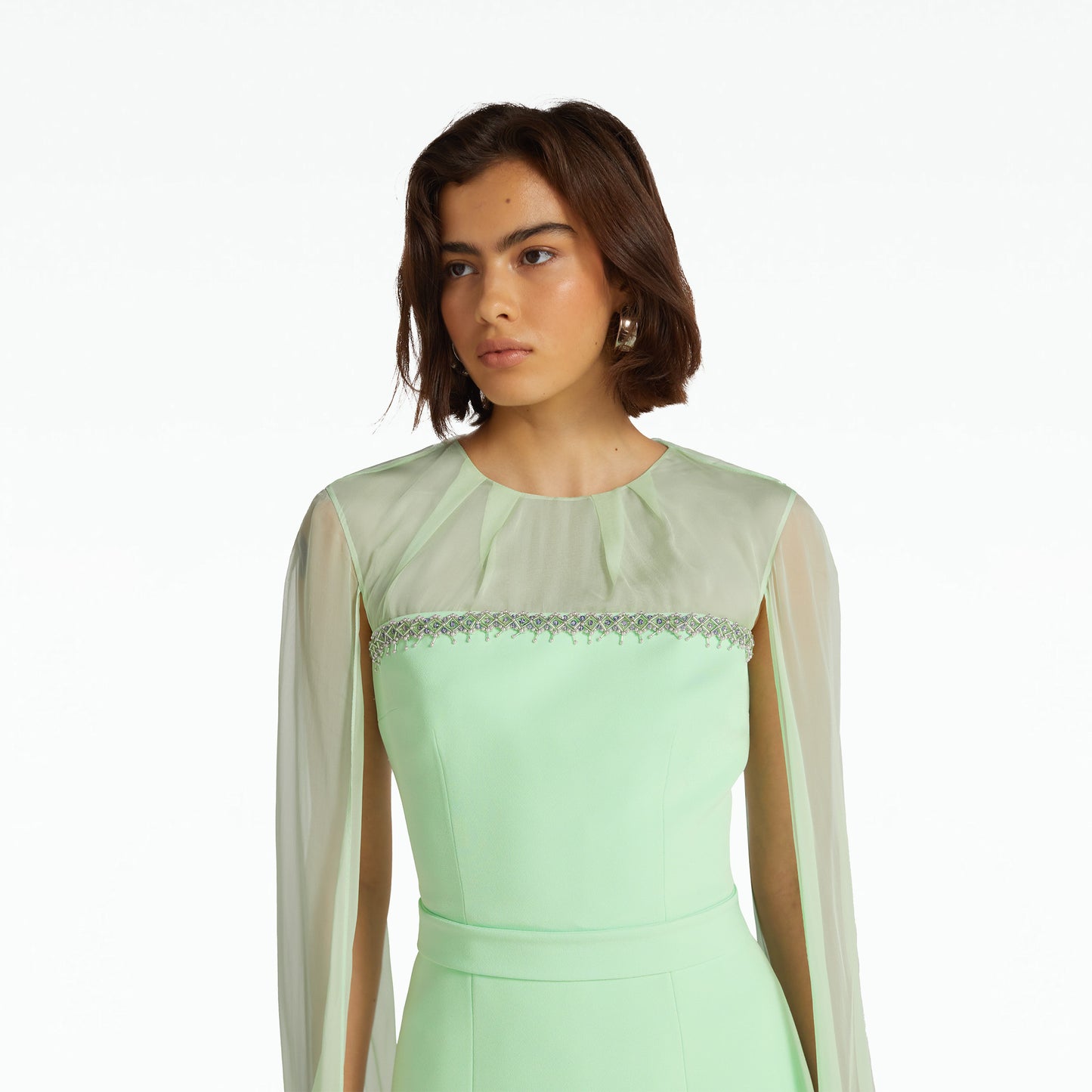 Gloria Brook Green Long Dress