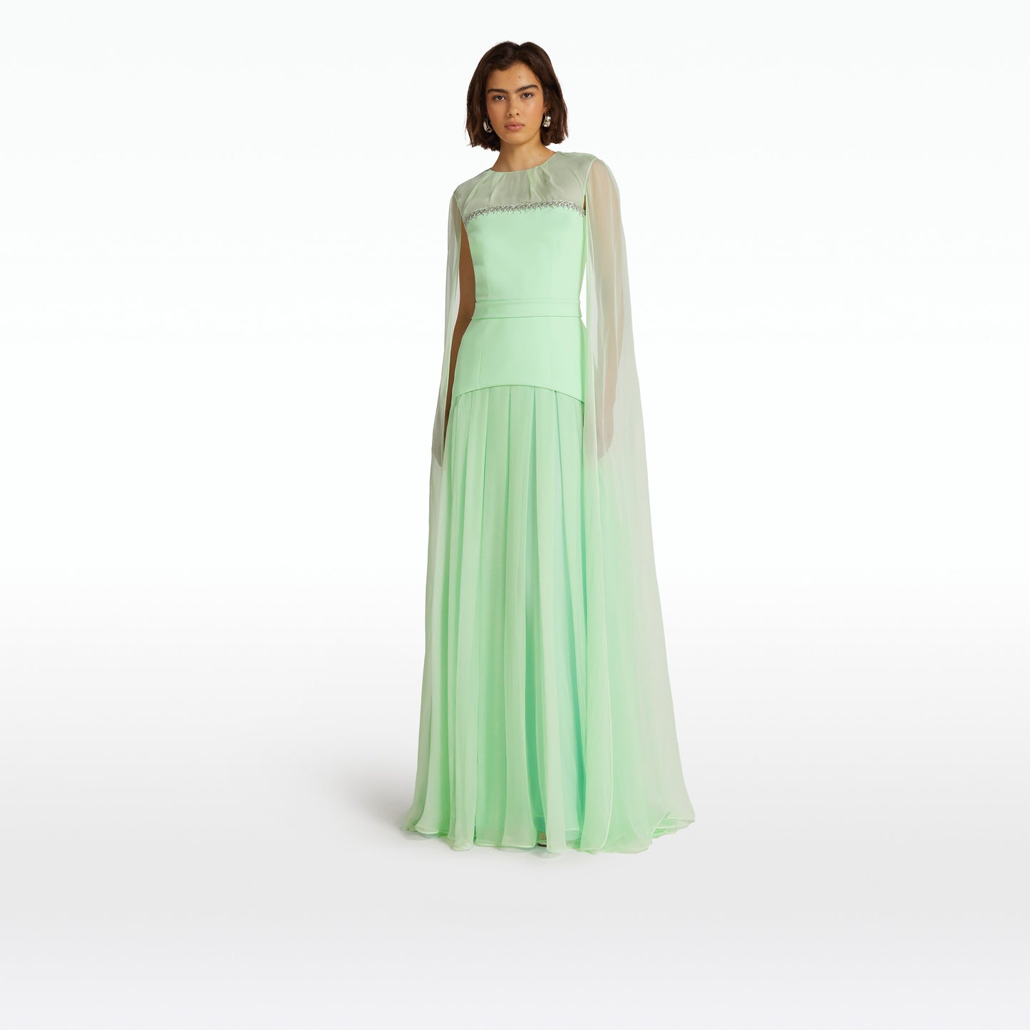 Gloria Brook Green Long Dress
