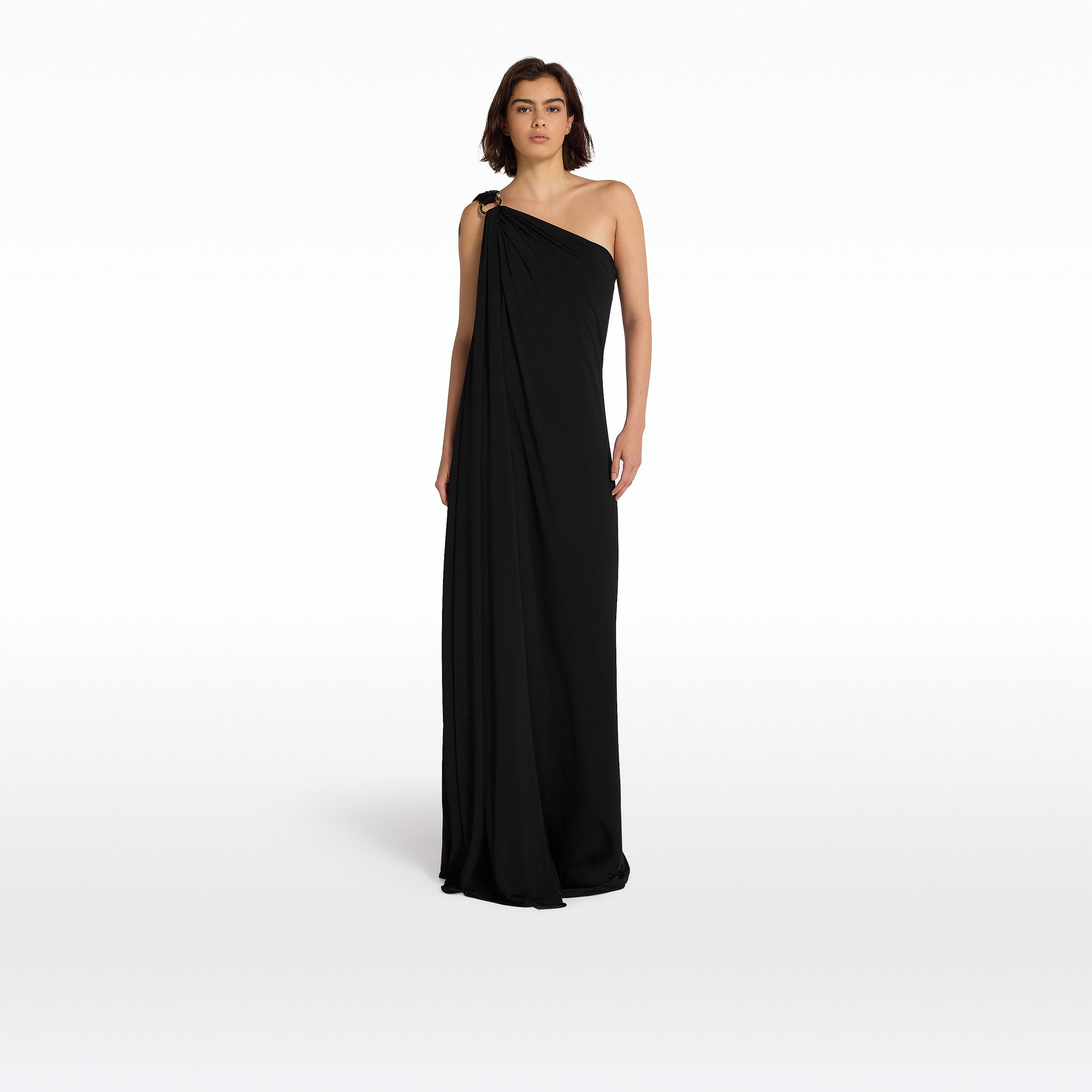 Lina Black Long Dress