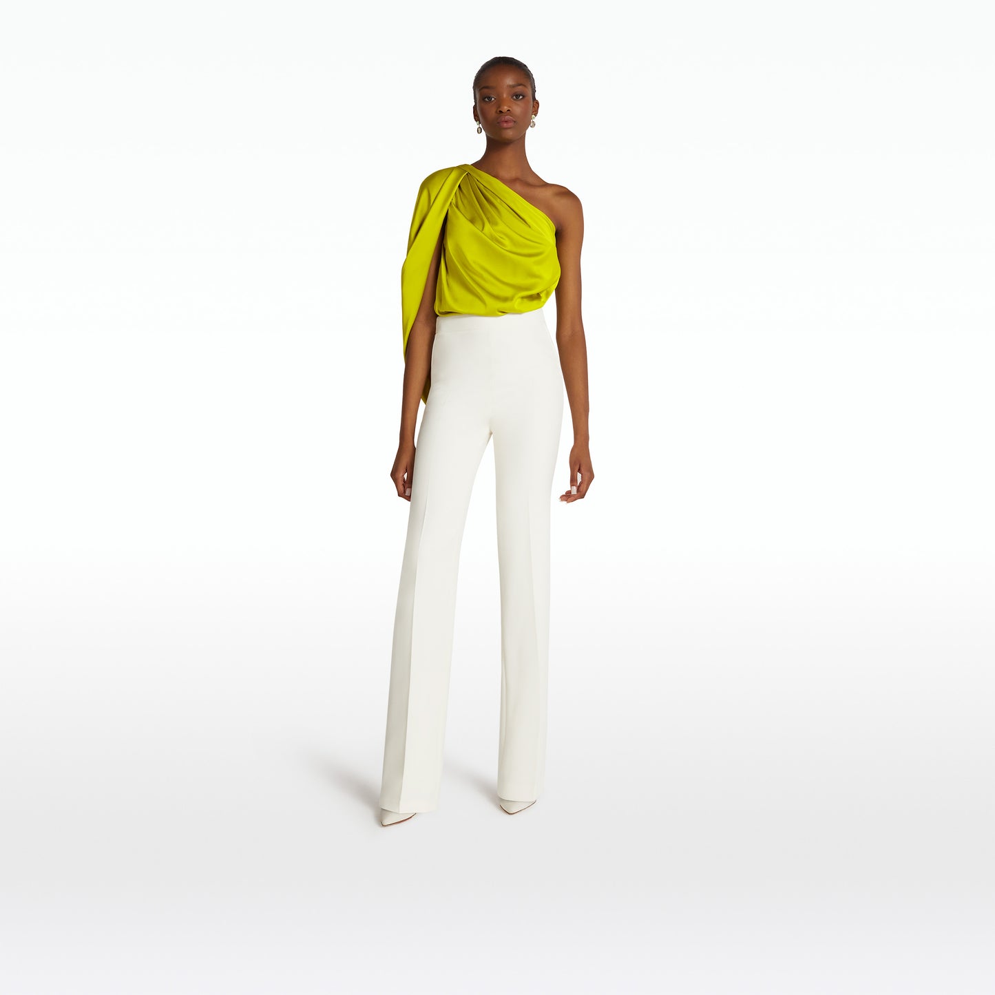 Lise Chartreuse Top
