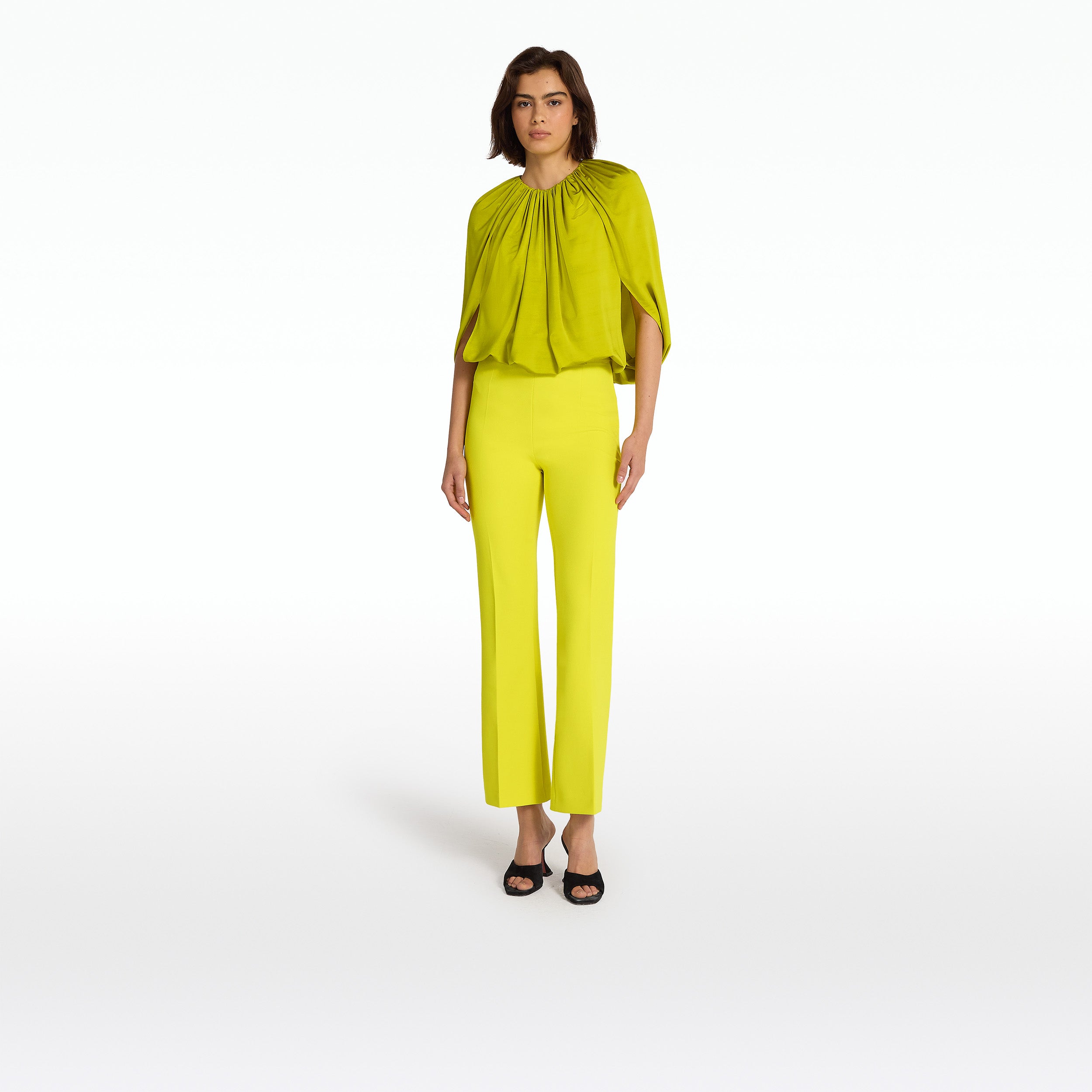 Manerva Chartreuse Top