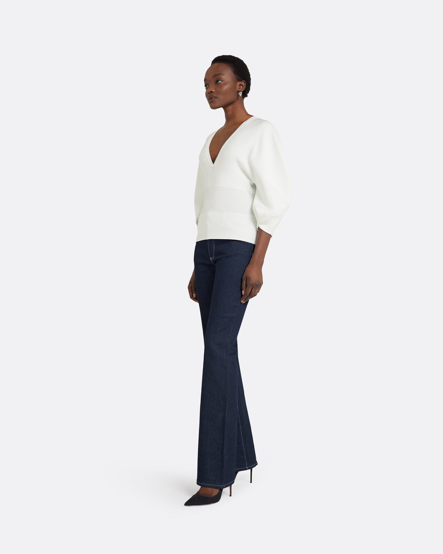 Kamali Ivory Knit Top