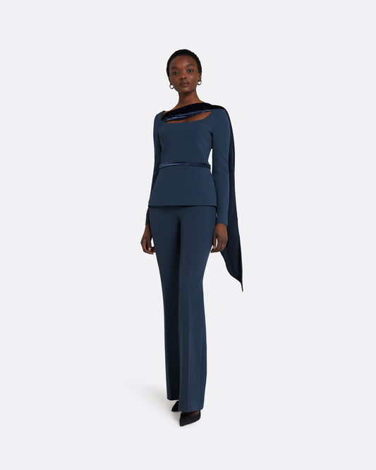 Alexa Ink Blue Trousers