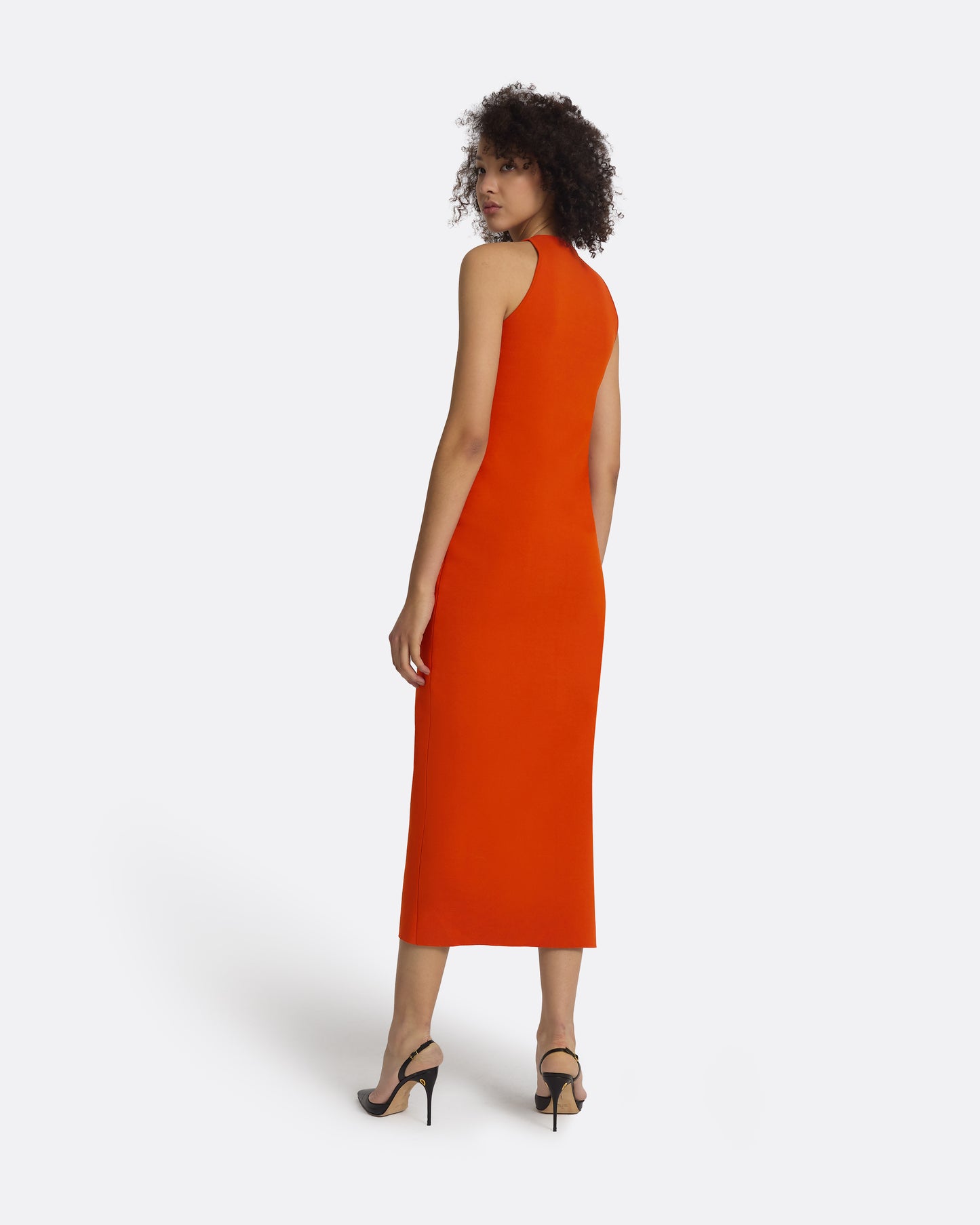Medoran Walnut Knit Midi Dress