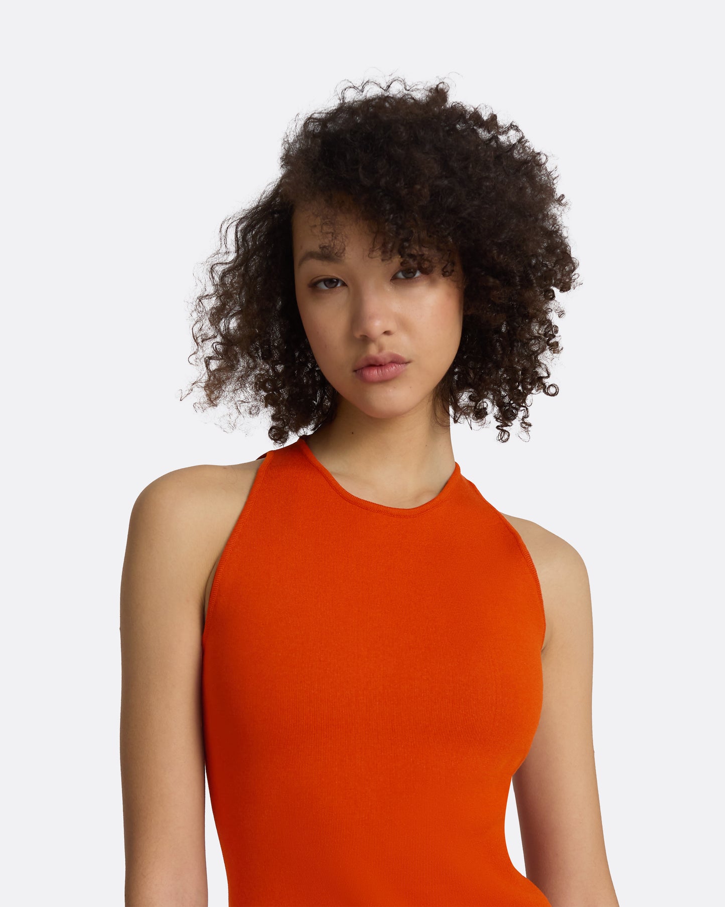 Medoran Walnut Knit Midi Dress