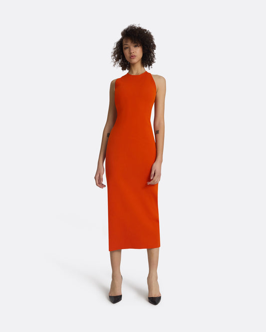 Medoran Walnut Knit Midi Dress