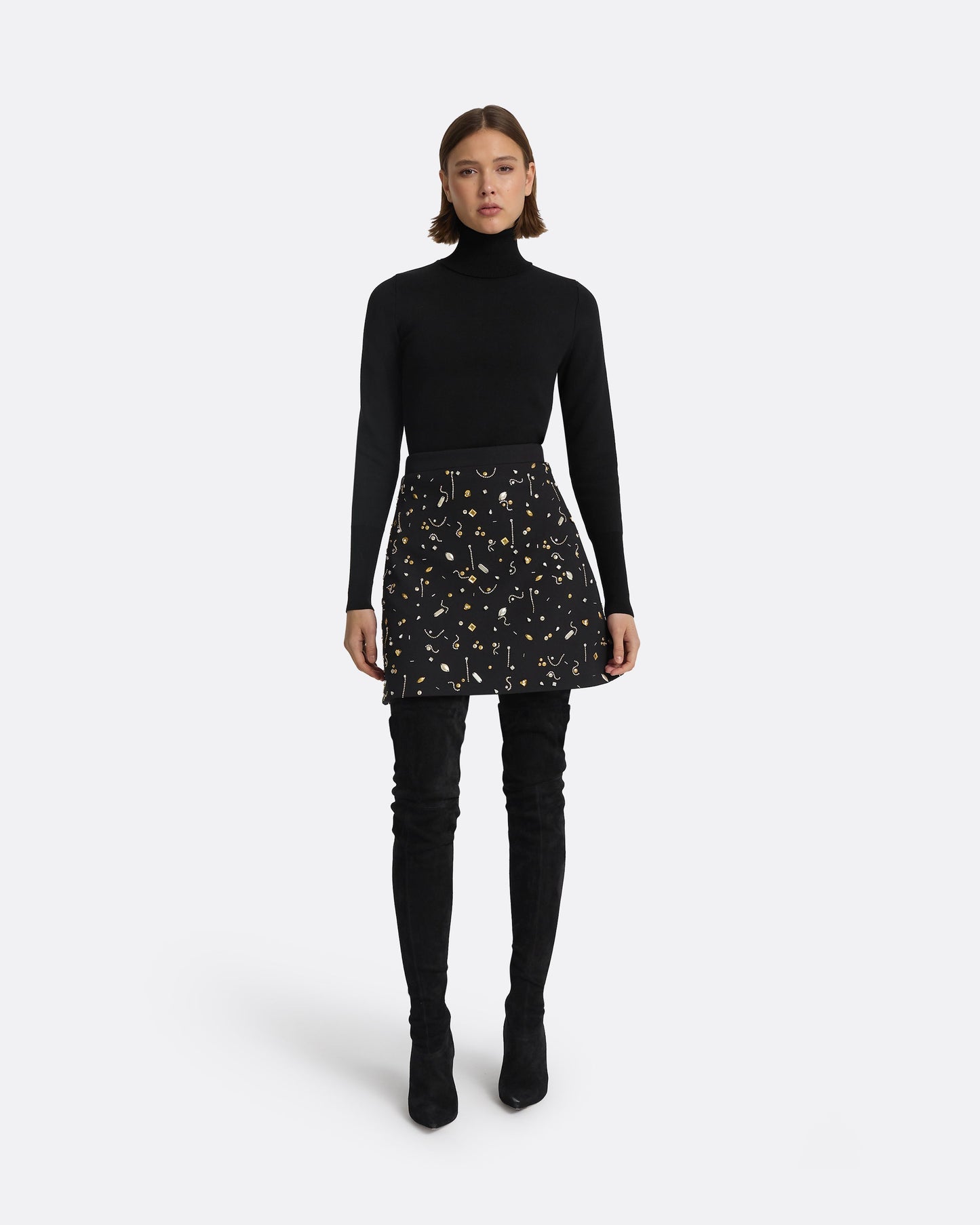 Bronagh Black & Celestial Scatter Skirt