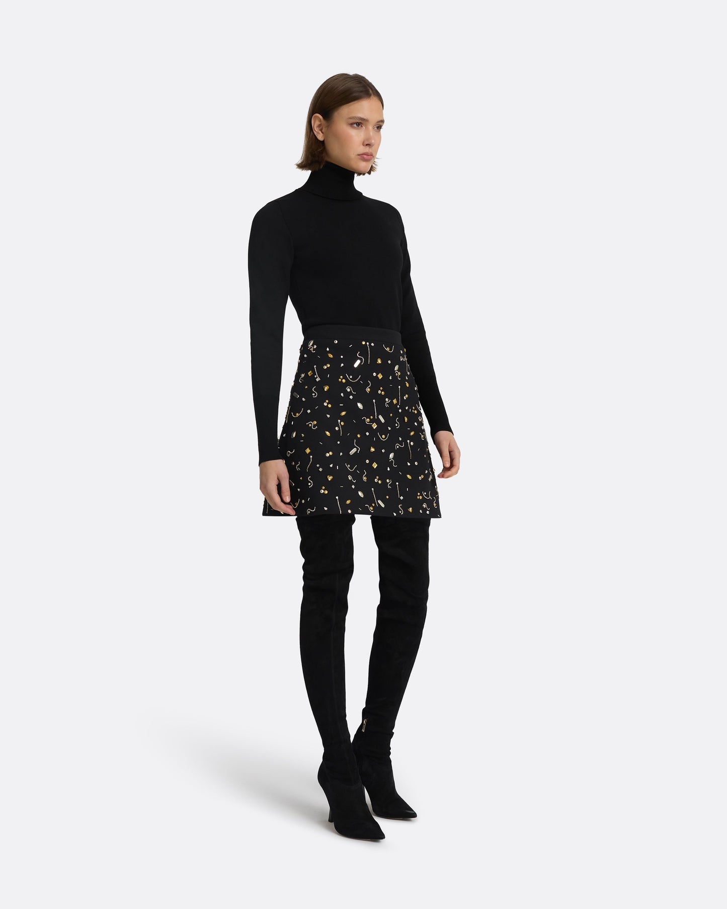 Bronagh Black & Celestial Scatter Skirt