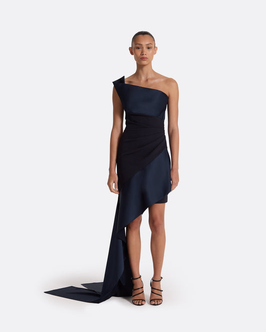 Swathi Midnight Navy Short Dress