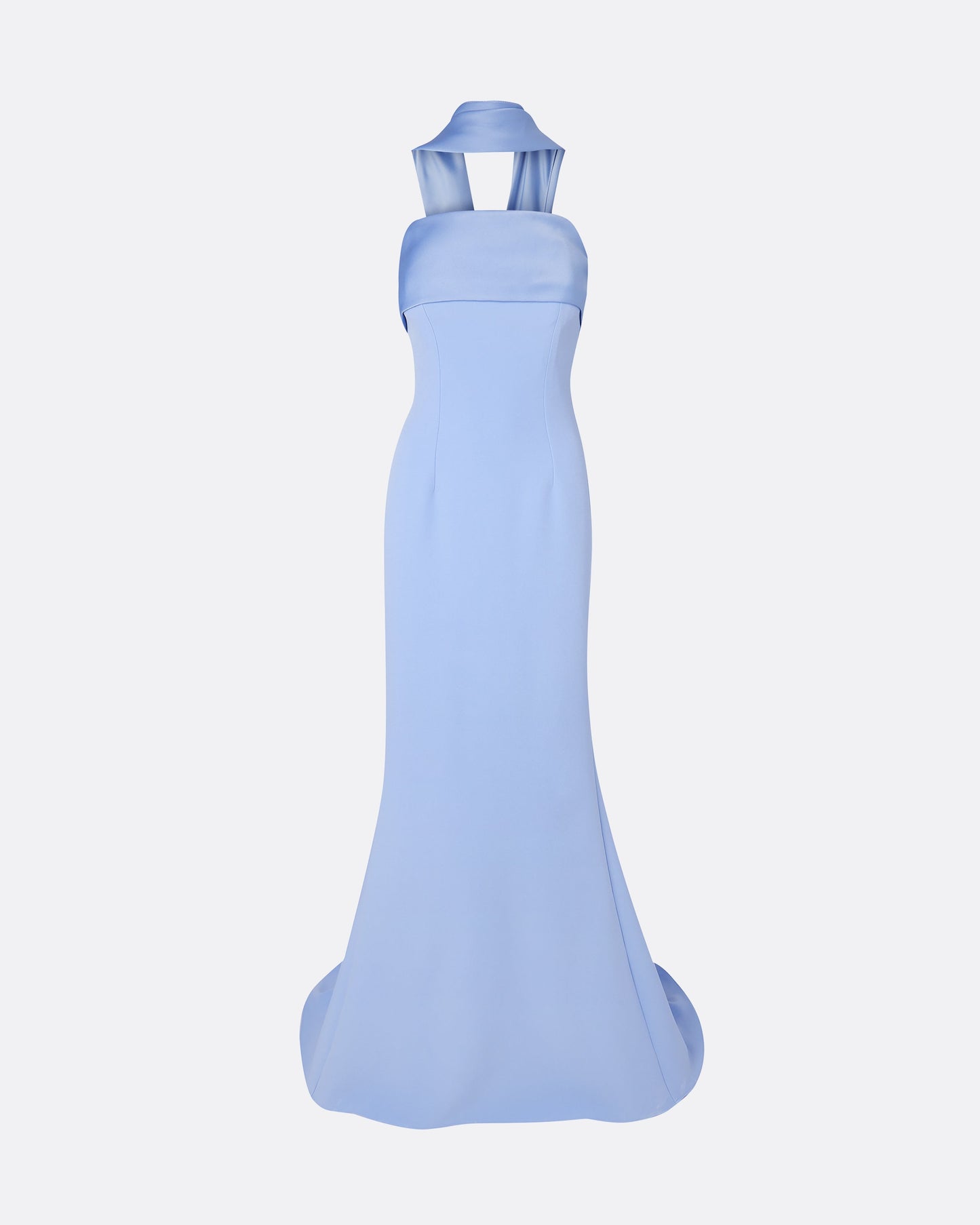 Roshana Carolina Blue Long Dress – Safiyaa London
