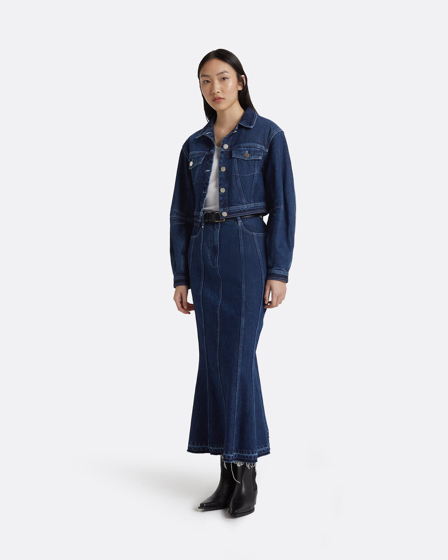 Deena Mid Wash Skirt