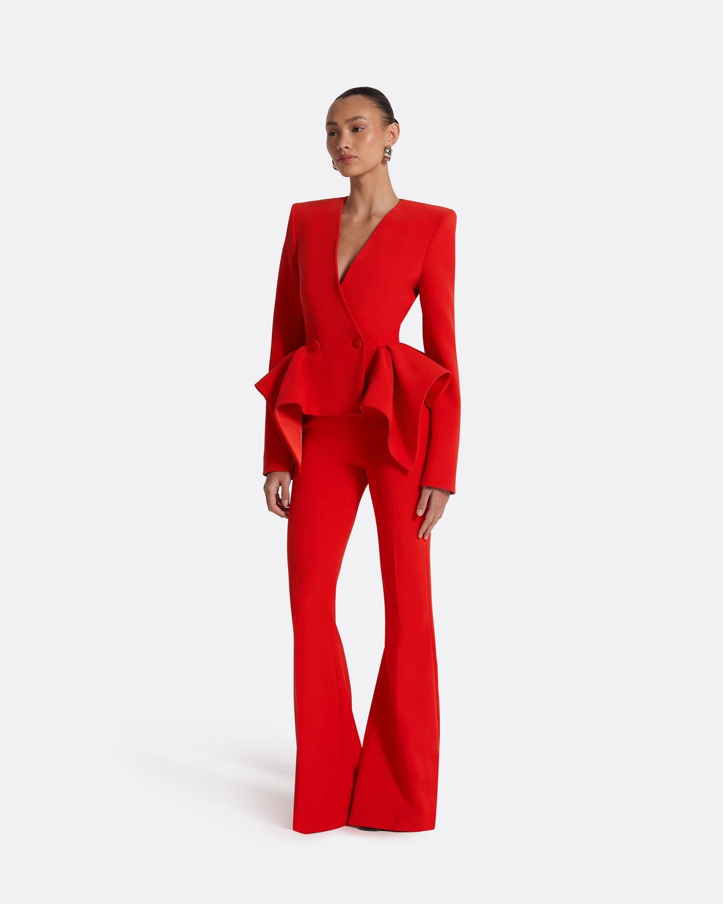 Halluana Scarlet Red Trousers