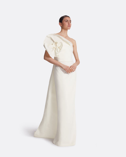 Briannie Ivory Long Dress