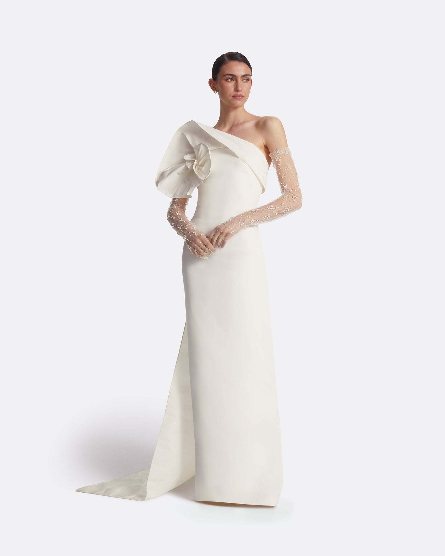 Briannie Ivory Long Dress