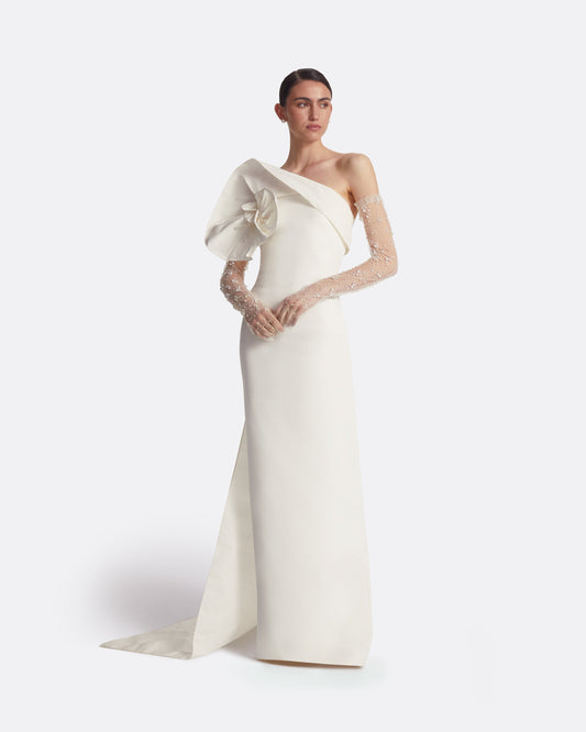 Briannie Ivory Long Dress