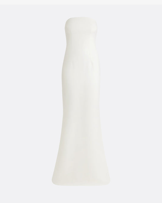 Amari Ivory Harness & Soshin Dress With Carnation Embroidery