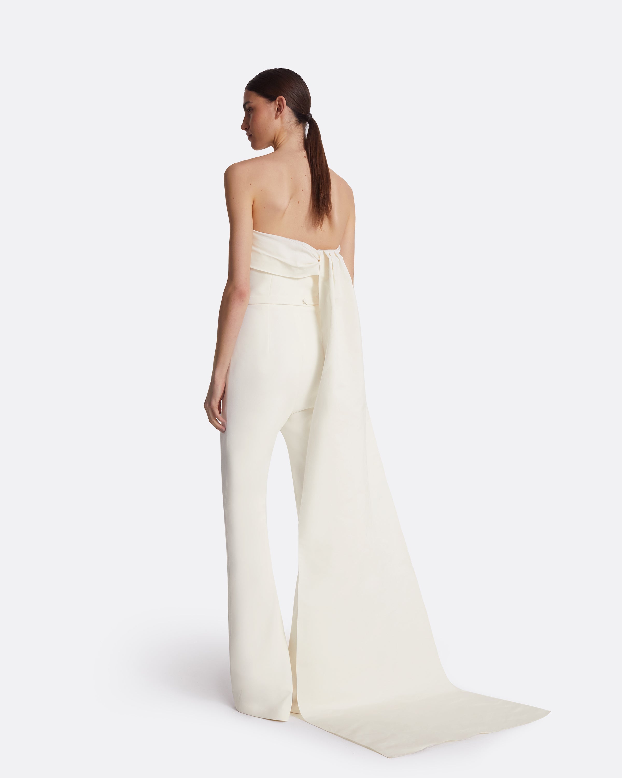 Omi Ivory Jumpsuit – Safiyaa London