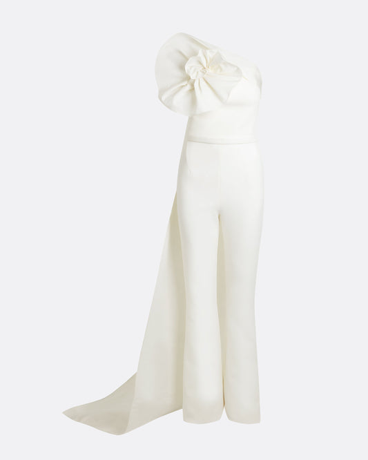 Omi Ivory Jumpsuit