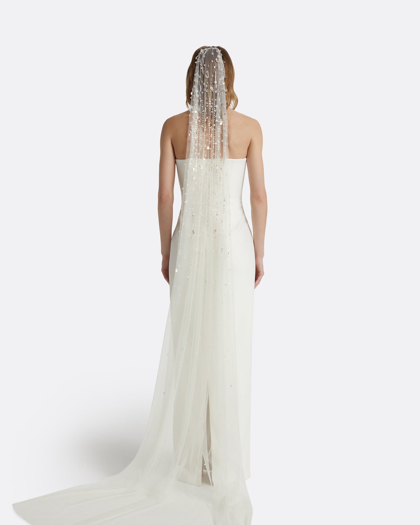 Zuhal Ivory Long Dress