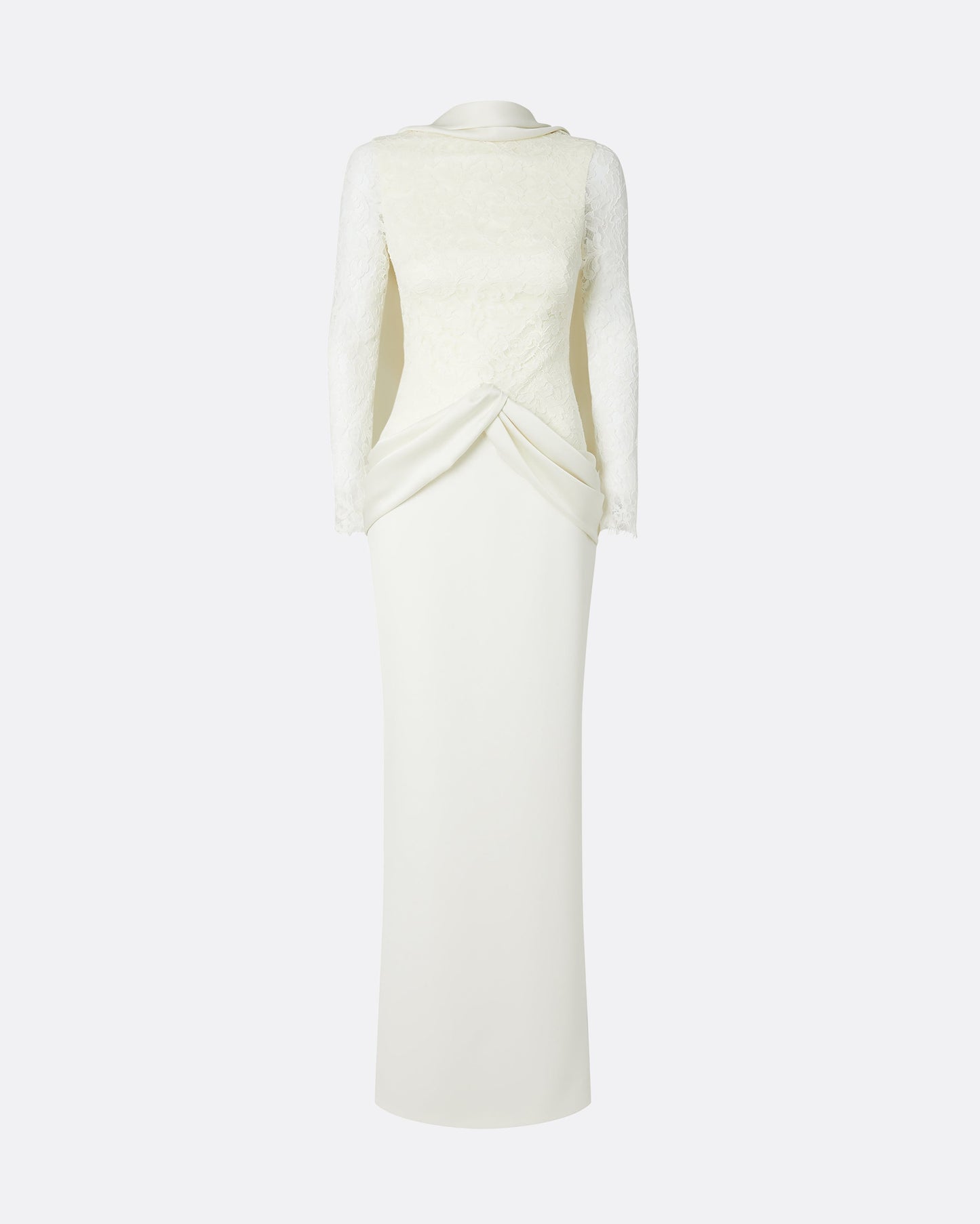 Serryna Ivory Long Dress