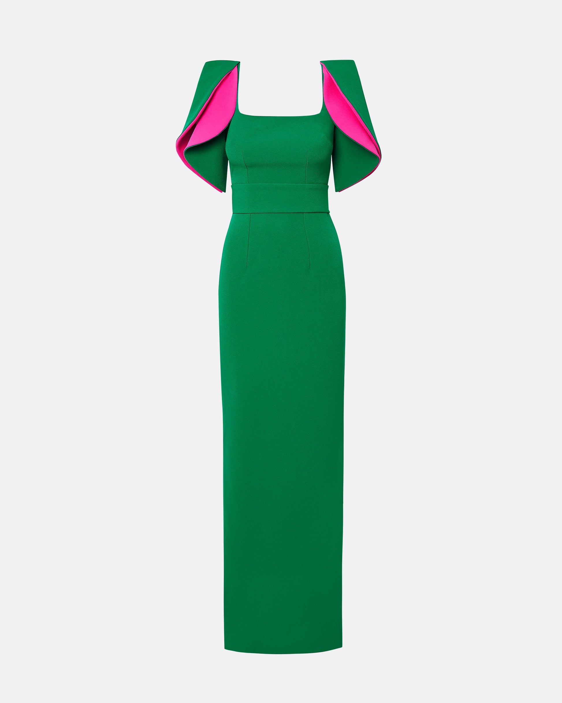 Dara Jewel Green Long Dress Safiyaa London Dara Jewel Green Long Dress Safiyaa London