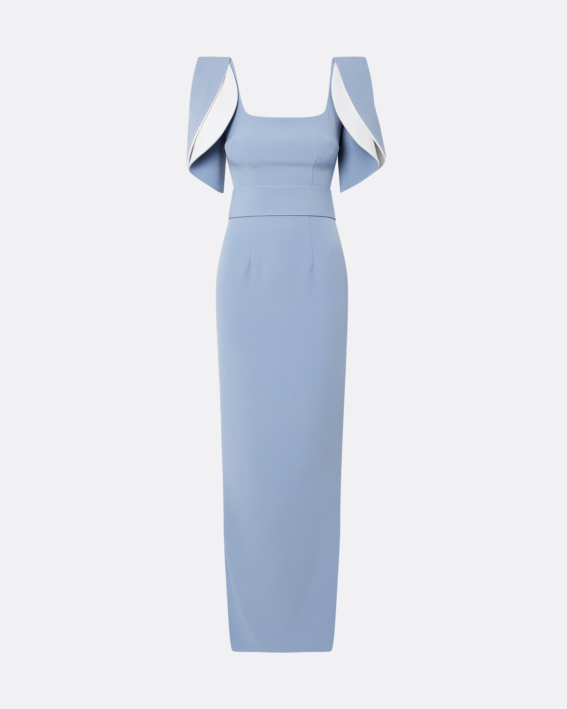 Dara Blue Ash Long Dress Safiyaa London Dara Blue Ash Long Dress Safiyaa London
