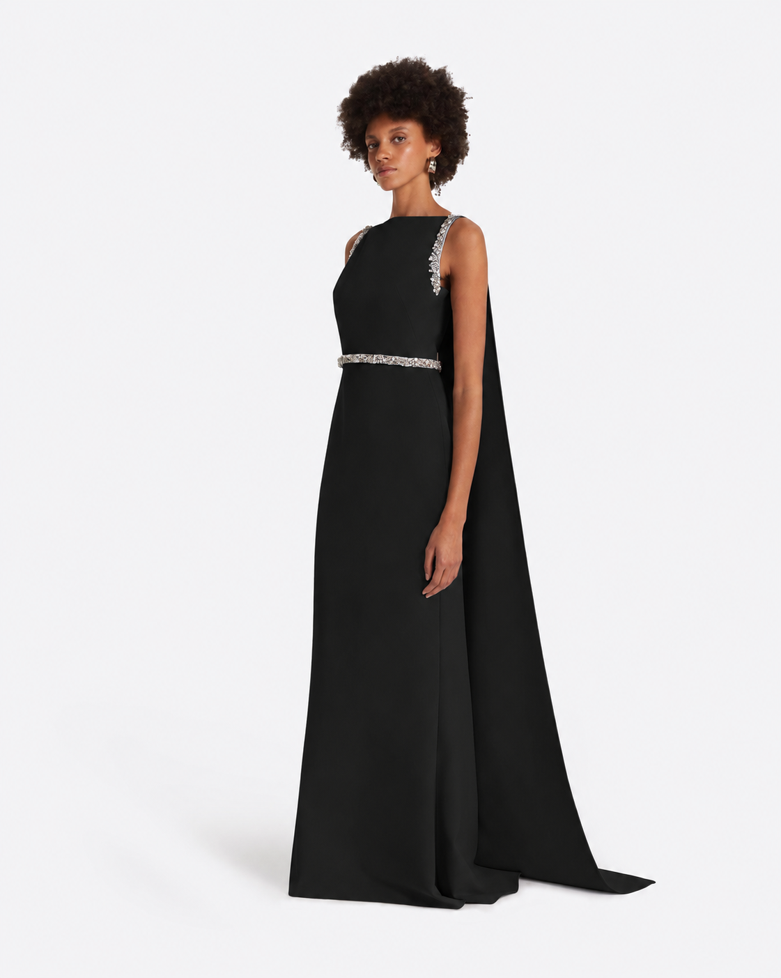 Ginevra Black Long Dress