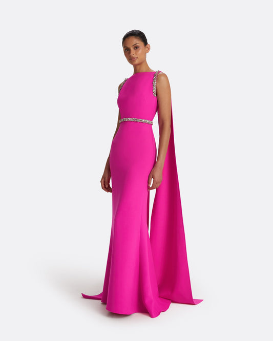 Ginevra Wild Strawberry Long Dress