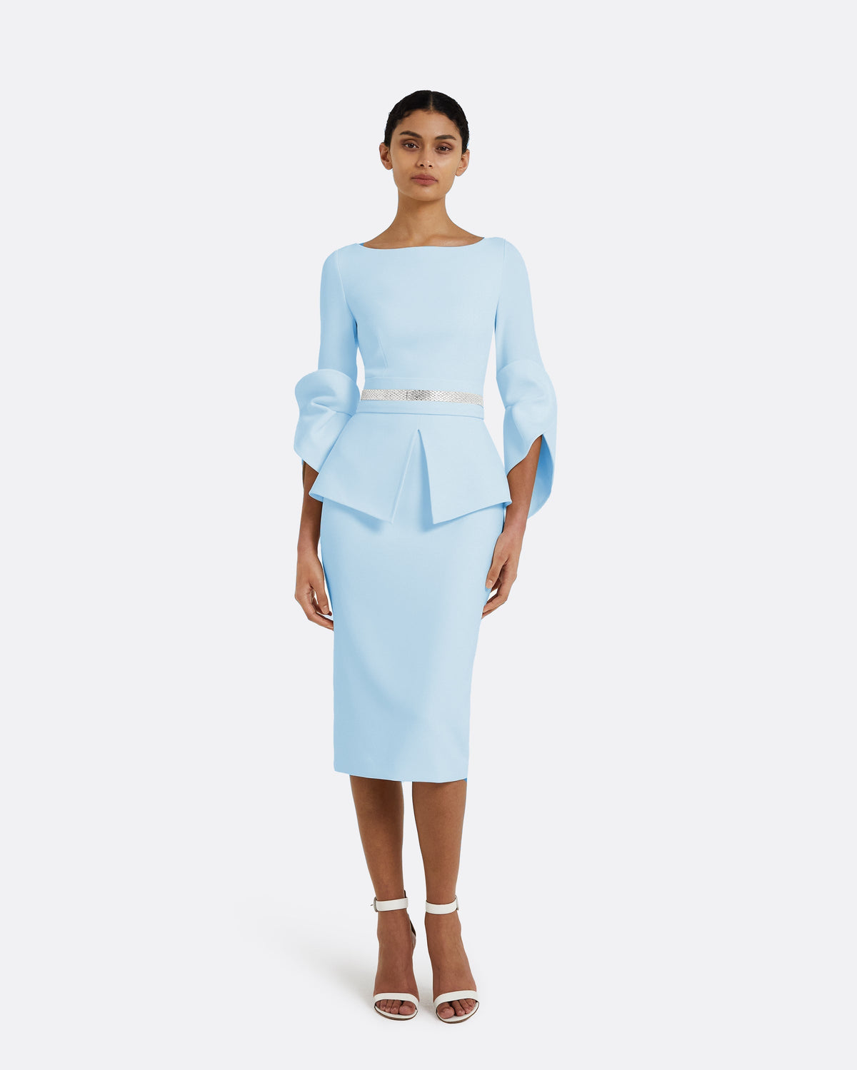 Alondra Pale Midi Dress