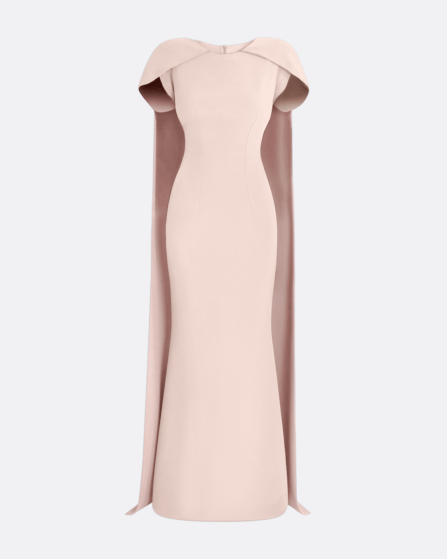 Ginkgo Long Dress in Pale Pink