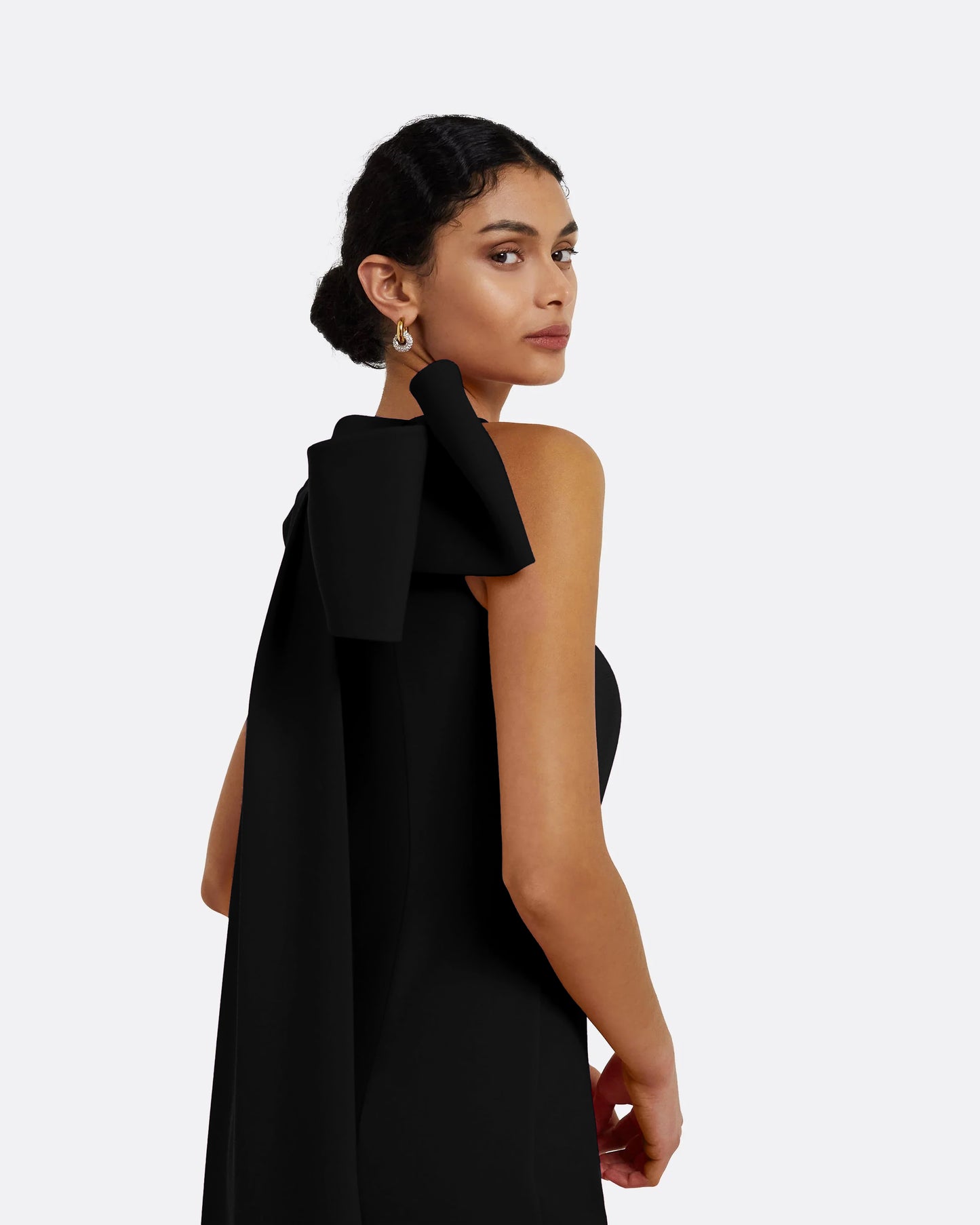 Celestia Black Long Dress