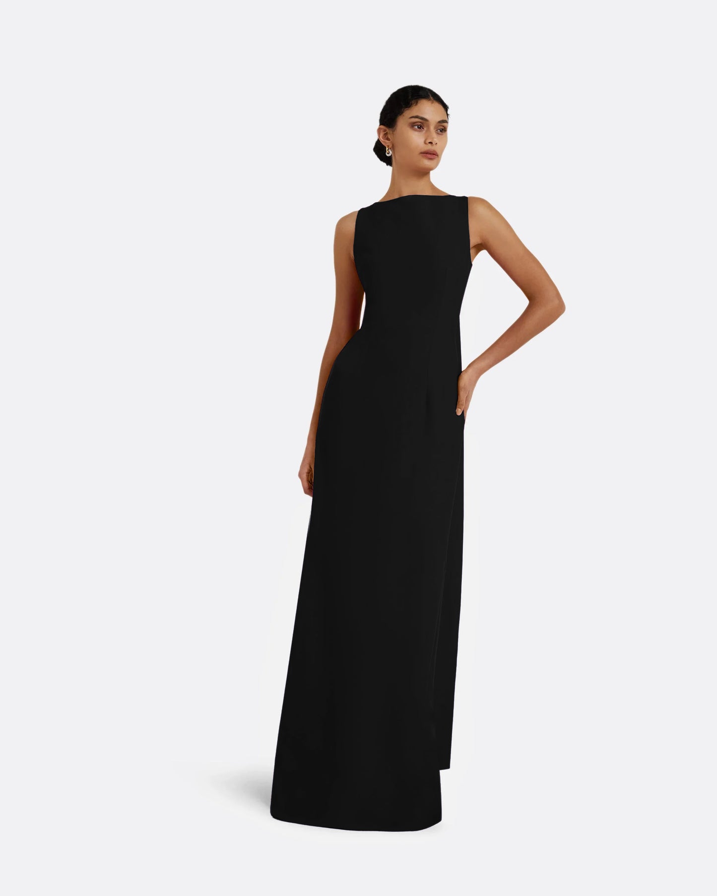 Celestia Black Long Dress