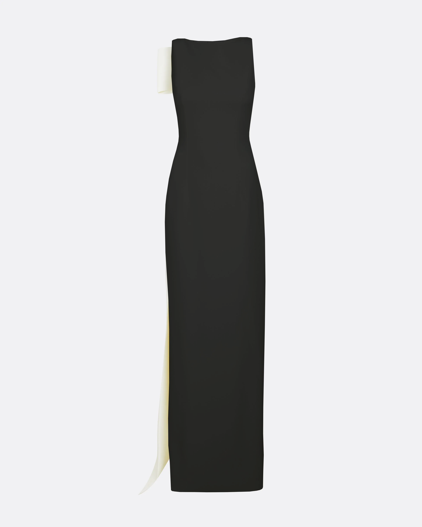 ivory black dress Reiss