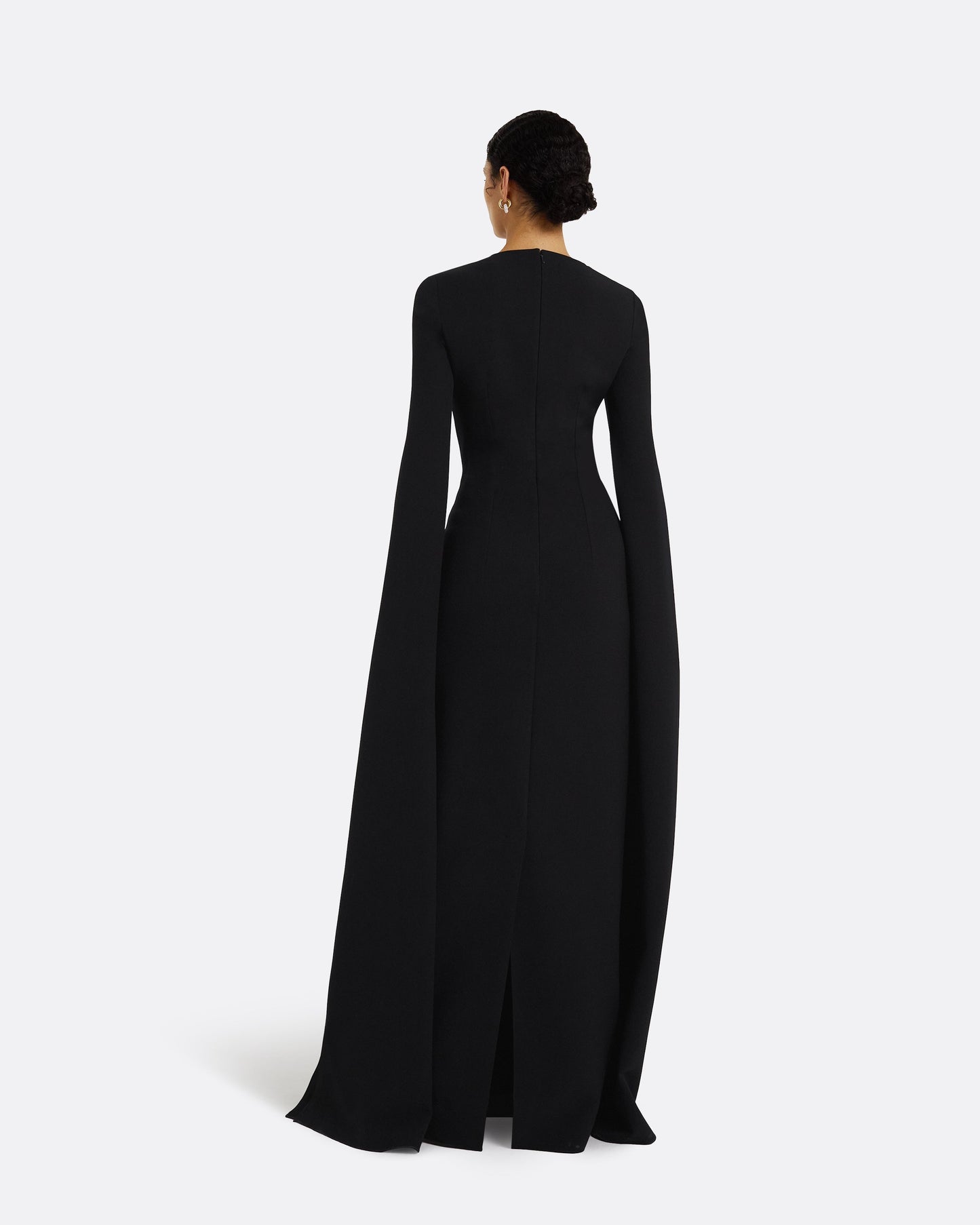 Talin Embroidered Black Long Dress Safiyaa London Talin Embroidered Black Long Dress Safiyaa London