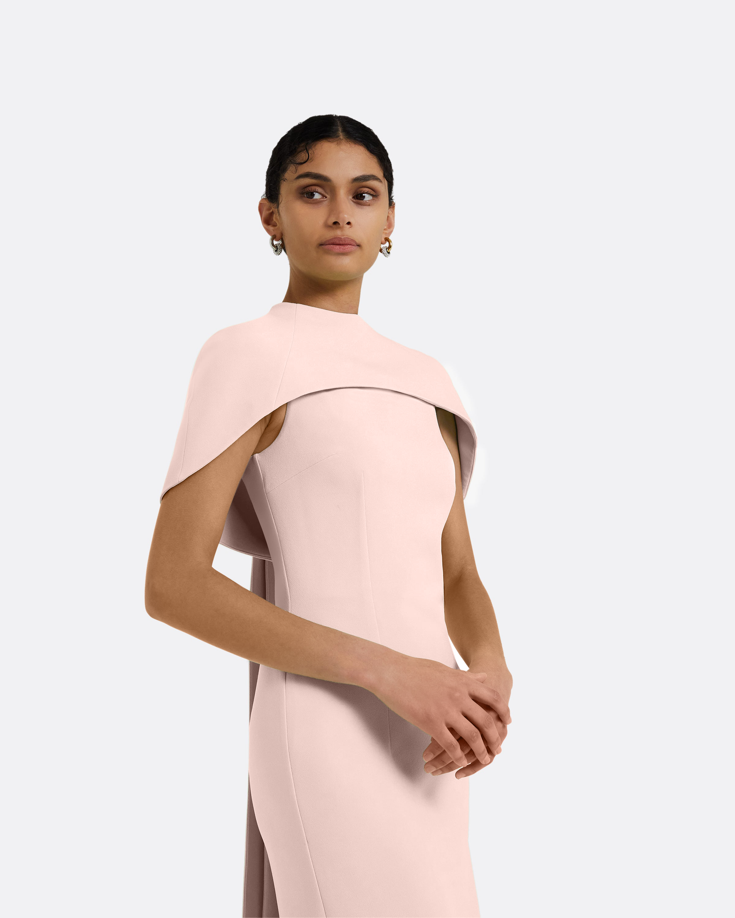 Kalika Long Dress in Pale Pink
