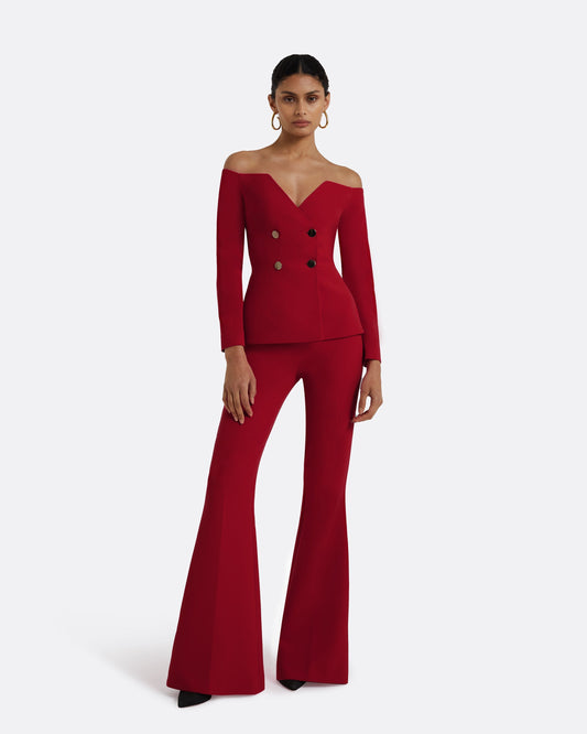 Halluana Azalea Red Trousers