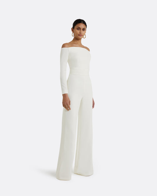 Veasna Ivory Jumpsuit