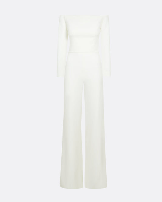 Veasna Ivory Jumpsuit