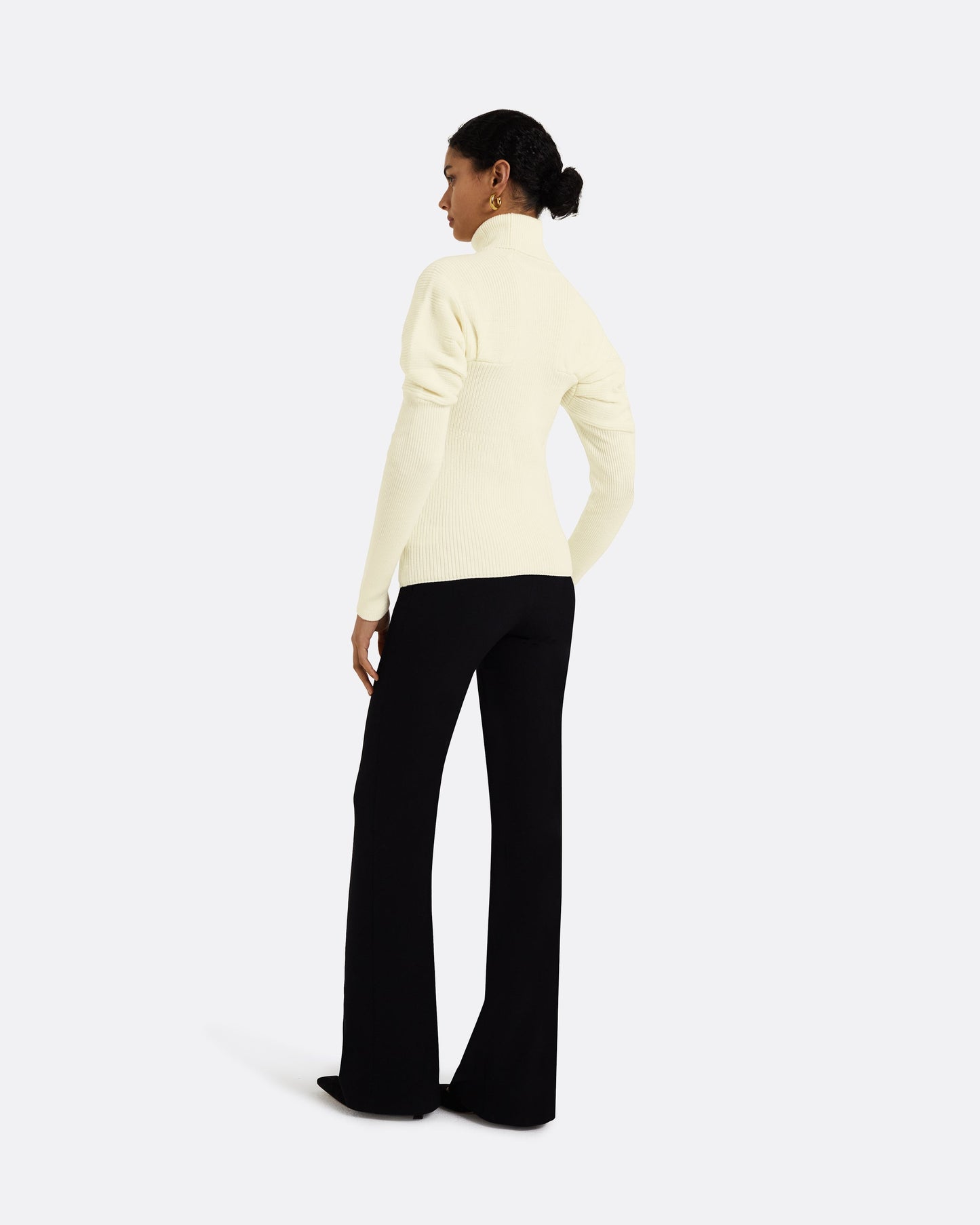 Karine Ivory Knit Top