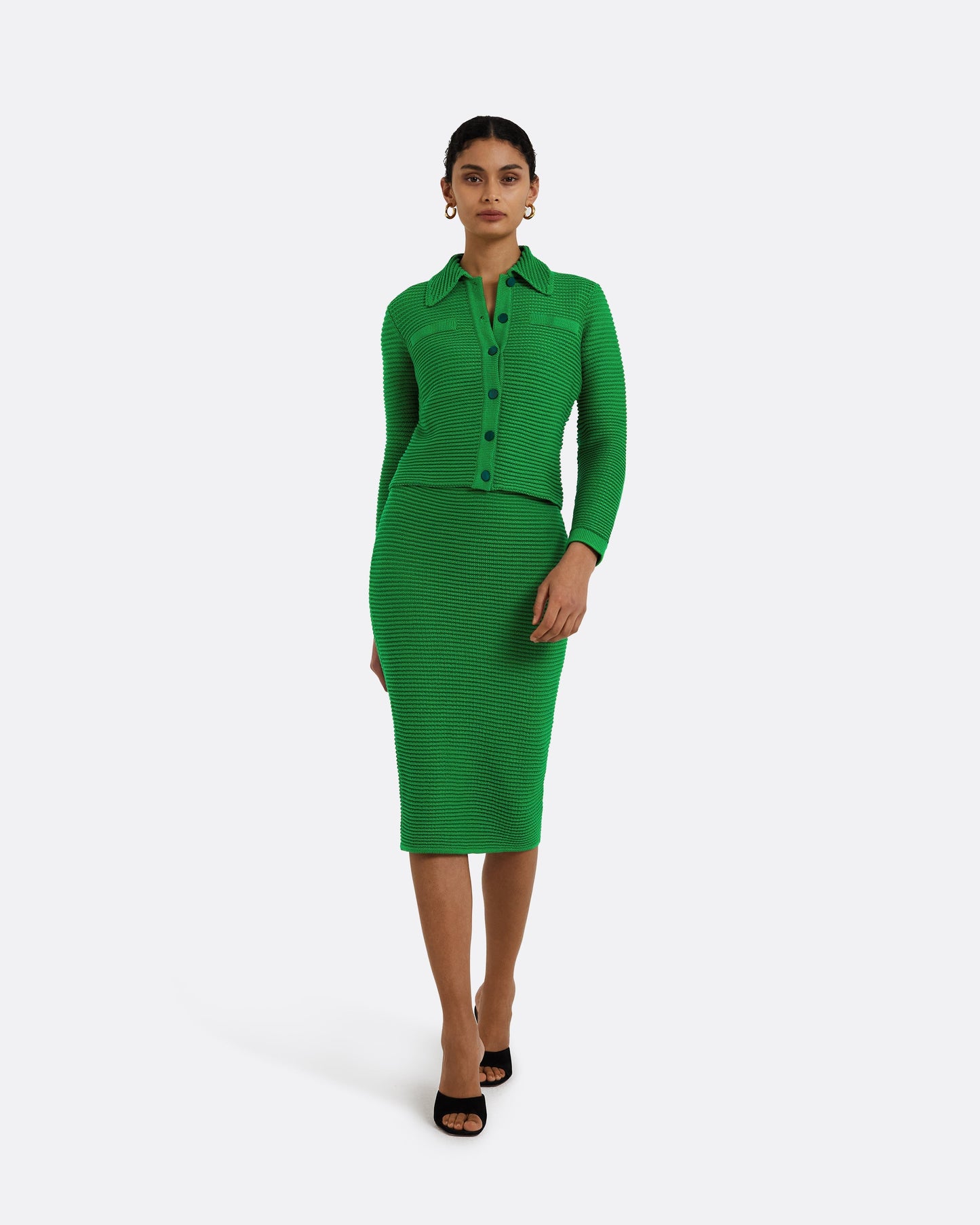 Sabah Emerald Crochet Skirt