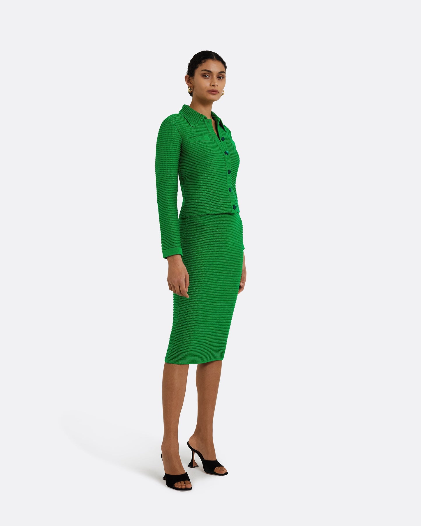 Sabah Emerald Crochet Skirt
