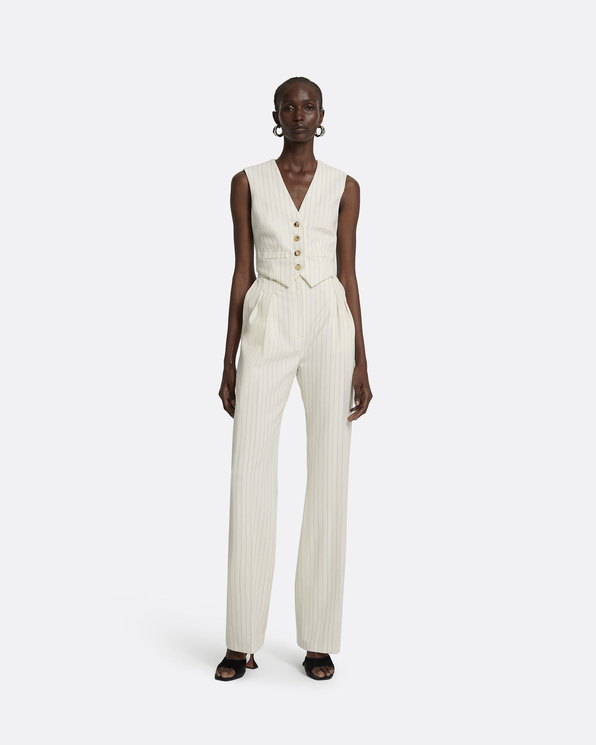 Lana Ivory Waistcoat